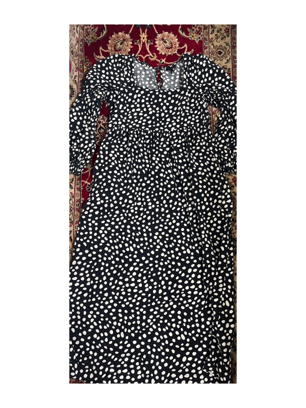 Who What Wear Polka Dot Maxi Dress